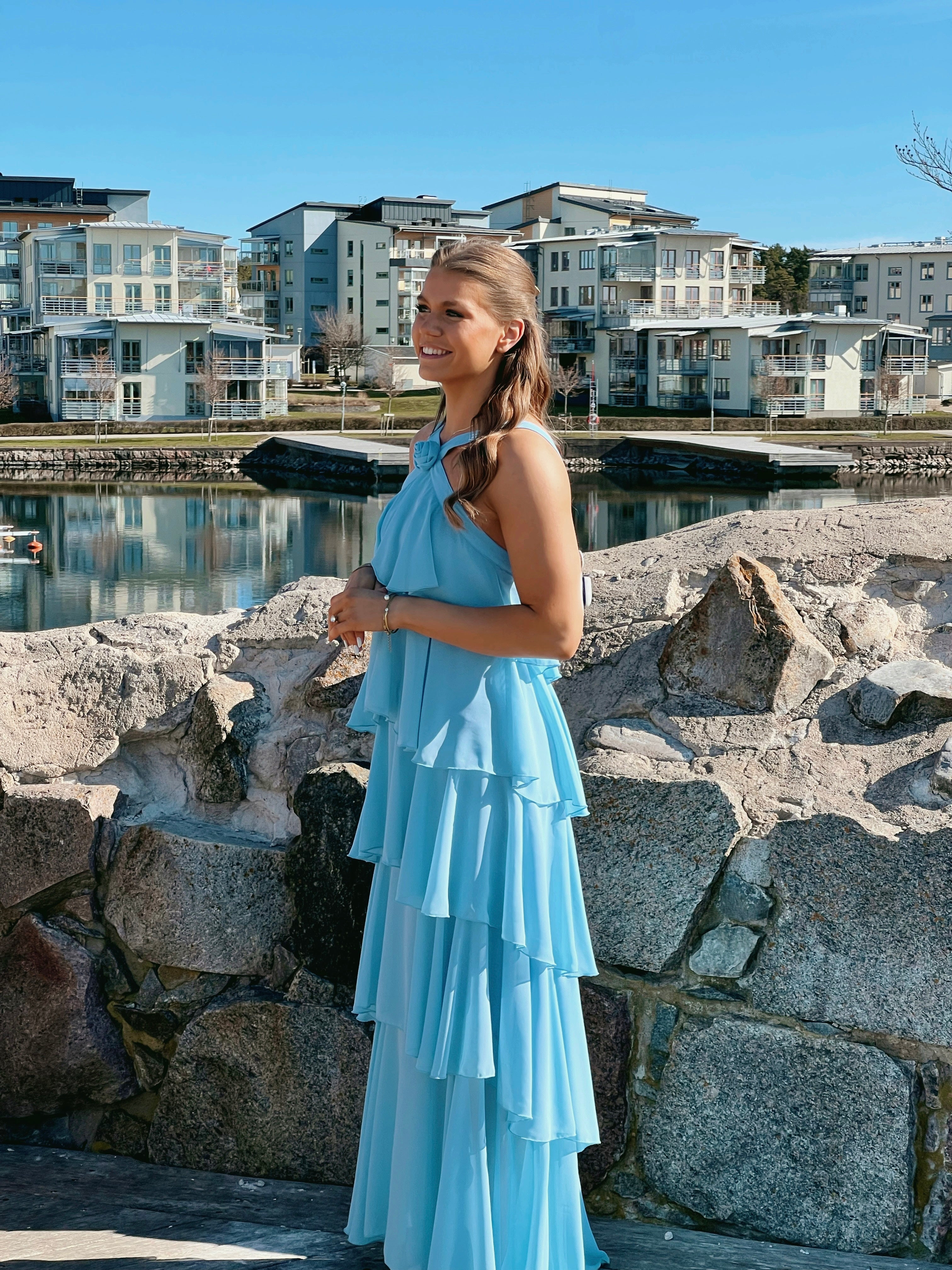VMFELICIA Long Dress - Airy Blue